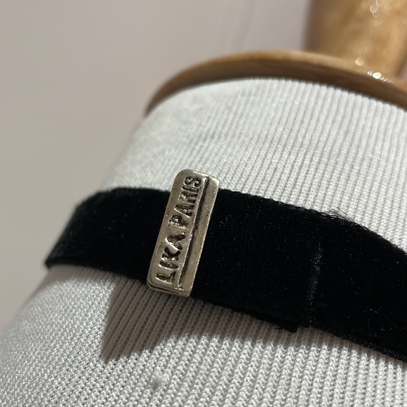 Vintage Lika Paris, Fish 🐟 Pendant (1980s), necklace, velvet choker - Picture 4 of 8